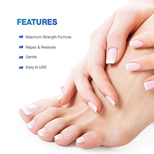Ariella Nail Fungus Treatment for Toenail and Fingernail, Maximum Strength Antifungal Nail Treatment Hydrates, Renews Yellow, Cracked and Split Nails