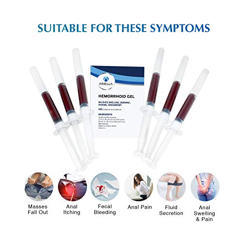 Hemorrhoid Treatment Suppository for Itch Discomfort: Hemorrhoid Shrinking Suppository Nature Gel- Best Fast Cure Burning Relief at Home (Herbal)