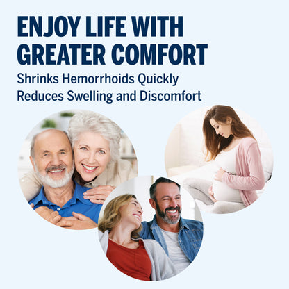 Hemorrhoid Suppository Gel: 12 Count with New Rounded Applicator