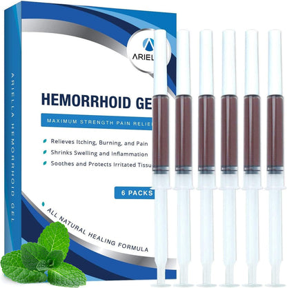 Hemorrhoid Treatment Suppository for Itch Discomfort: Hemorrhoid Shrinking Suppository Nature Gel- Best Fast Cure Burning Relief at Home (Mint)