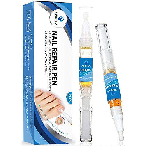 Ariella Nail Repair Pens for Toenail and Fingernail, Maximum Strength Nail Hydrates 2pcs